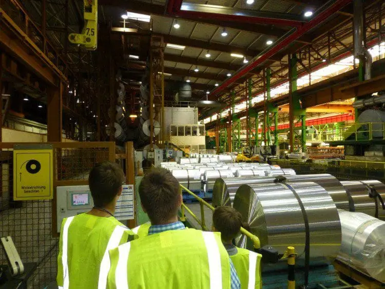Werksbesichtigung Novelis 2015