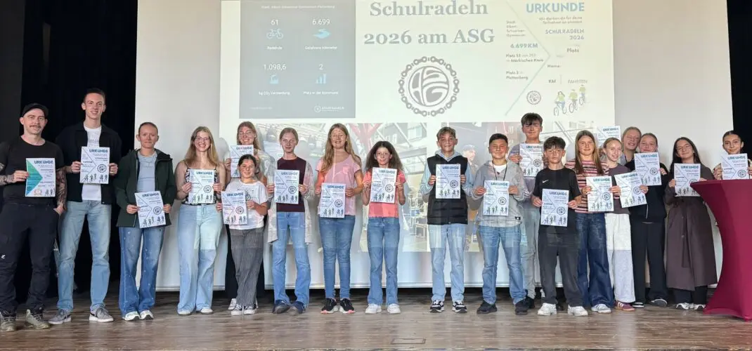 Erfolgreiches Schulradeln am ASG
