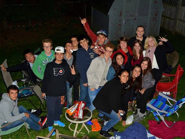 Meine Freunde „from all over the world“ :)