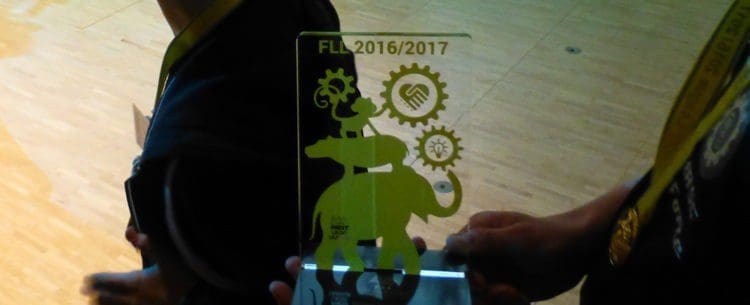 Das ASG gewinnt die Teildisziplin "Teamwork" bei der First Lego League!