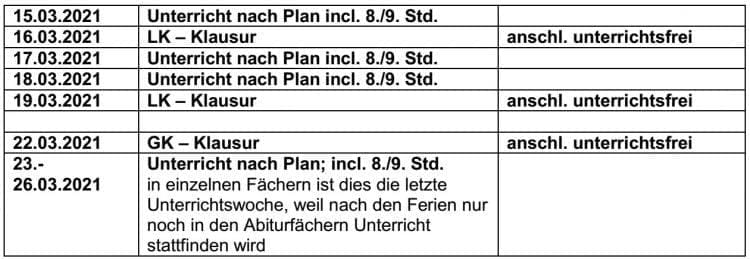 Elternbrief 10 Mrz 21: Informationen zum Start des Wechselunterrichtes ab 15.03.2021