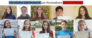 Die Fachschaft Französisch gratuliert zur bestandenen DELF-Prüfung! Die Fachschaft Französisch gratuliert zur bestandenen DELF-Prüfung!